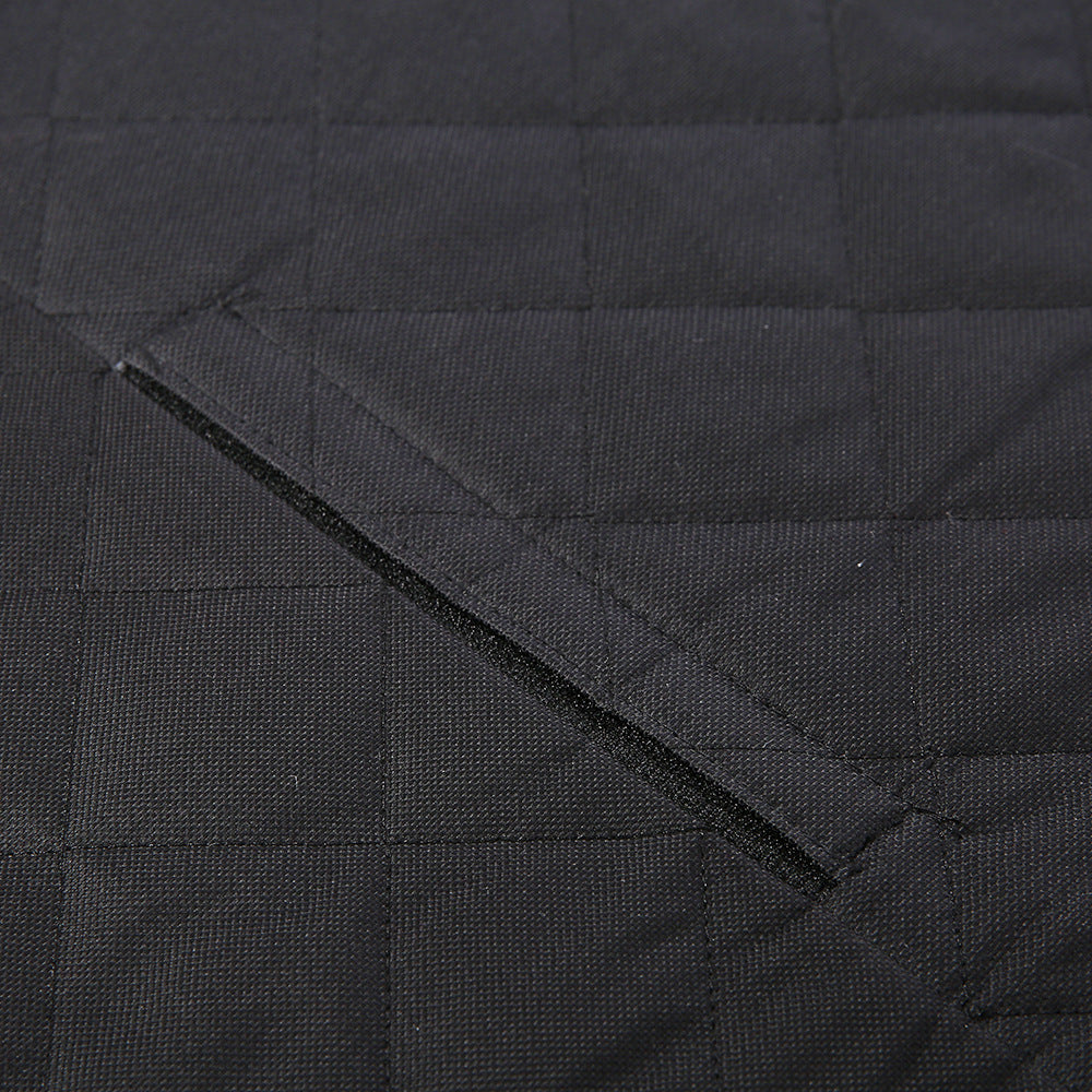 Dog Car Seat Cover with Mesh Window & Pockets