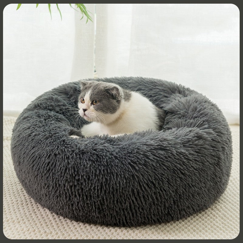 Soft & Comfy Nest Pet Bed for Cats & Dogs