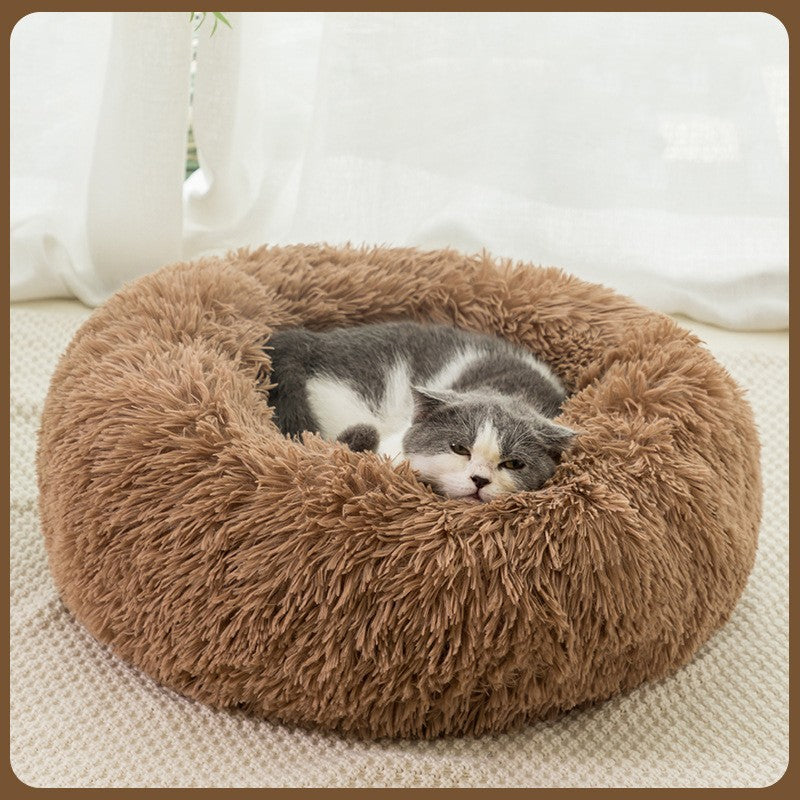 Soft & Comfy Nest Pet Bed for Cats & Dogs