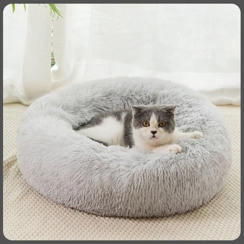 Soft & Comfy Nest Pet Bed for Cats & Dogs